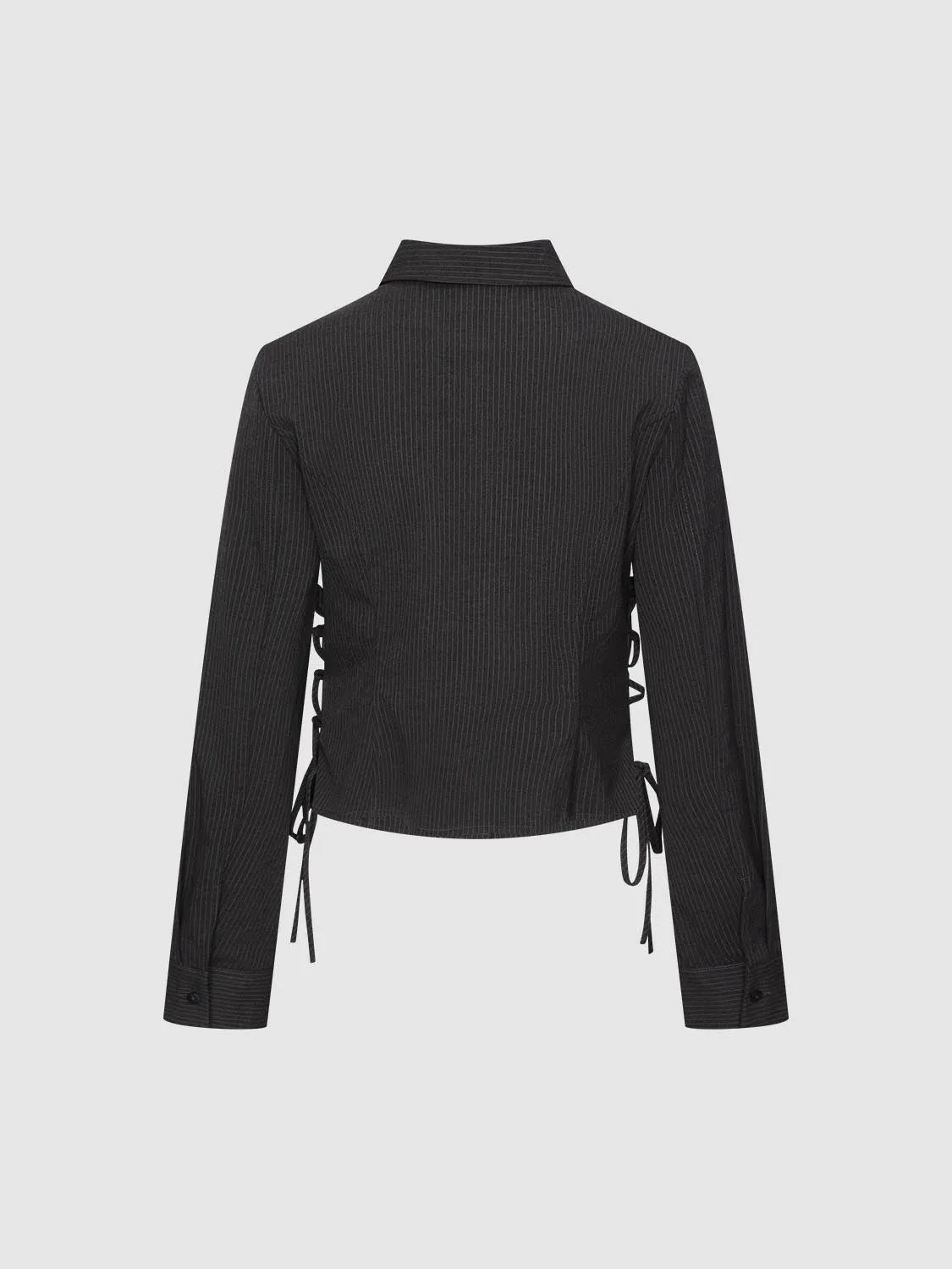 String Detail Ruched Waist Shirts sold by Urban Revivo product image thumbnail 2