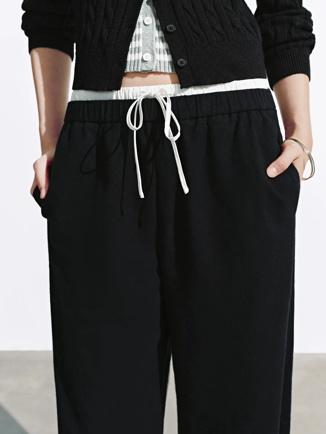 Pull On Wide Leg Pants sold by Urban Revivo product image thumbnail 5
