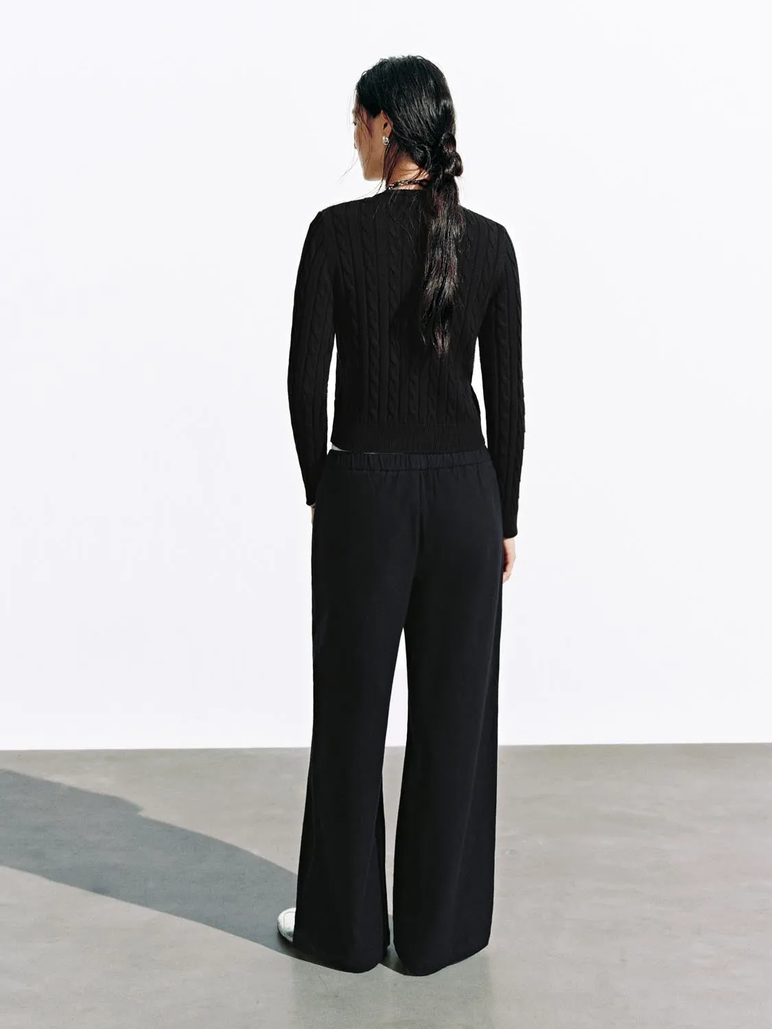 Pull On Wide Leg Pants sold by Urban Revivo product image thumbnail 4