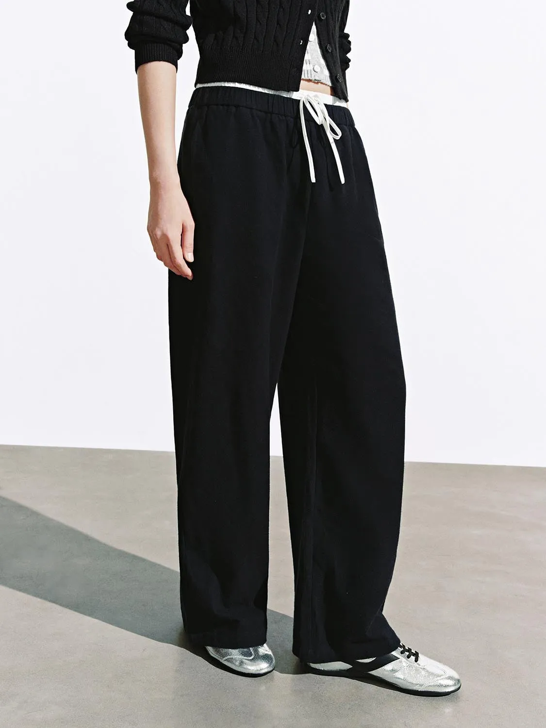 Pull On Wide Leg Pants sold by Urban Revivo product image thumbnail 3