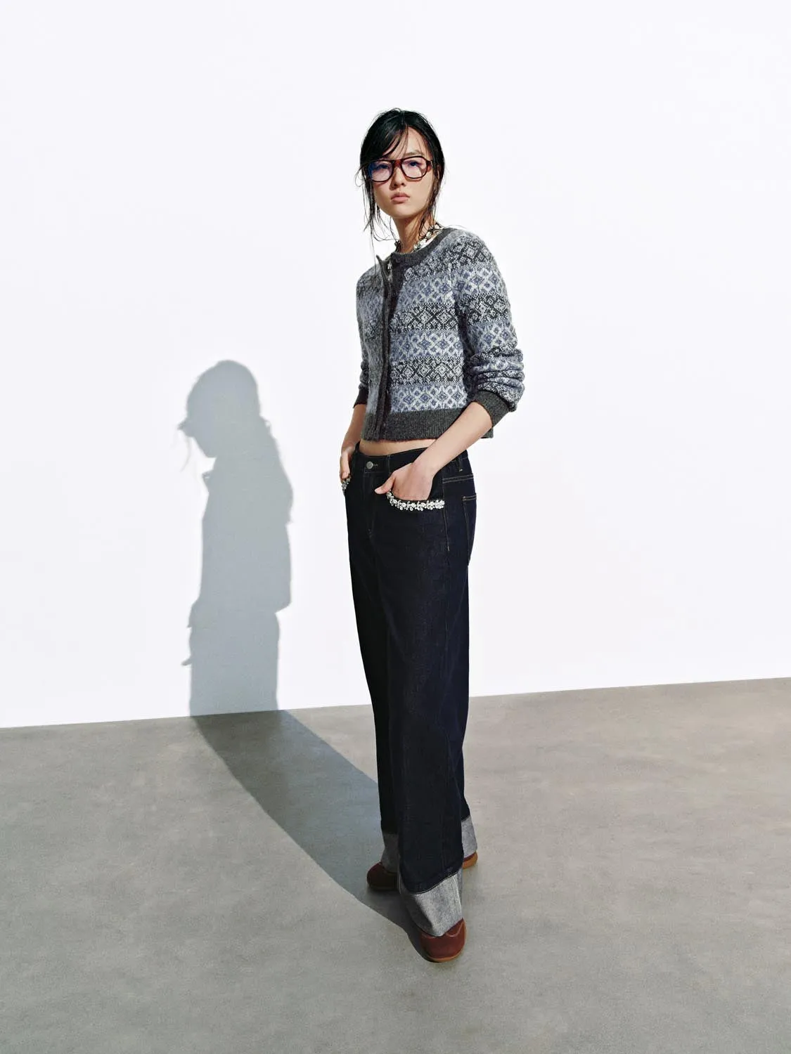 Contrast Trim Knitted Cardigans sold by Urban Revivo product image thumbnail 5
