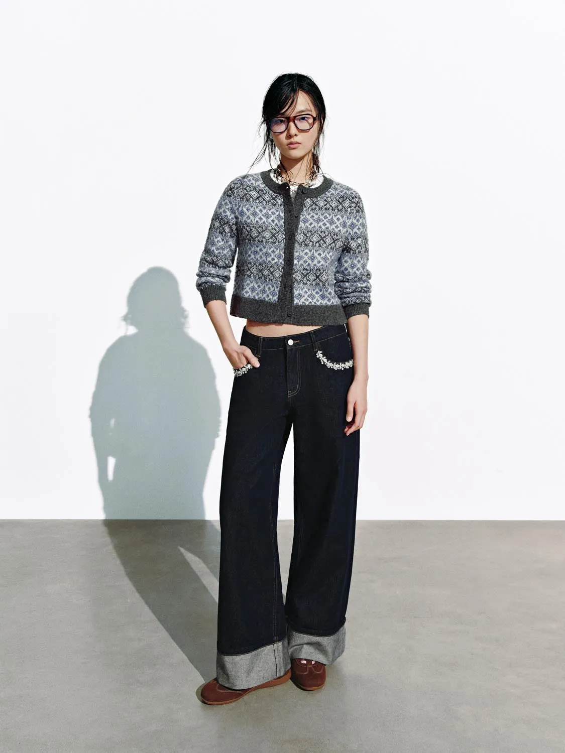 Contrast Trim Knitted Cardigans sold by Urban Revivo product image thumbnail 4