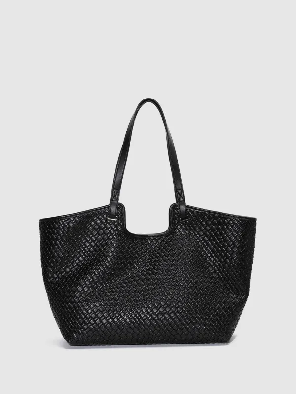 Striped Oversize Tote Shoulder Bags sold by Urban Revivo