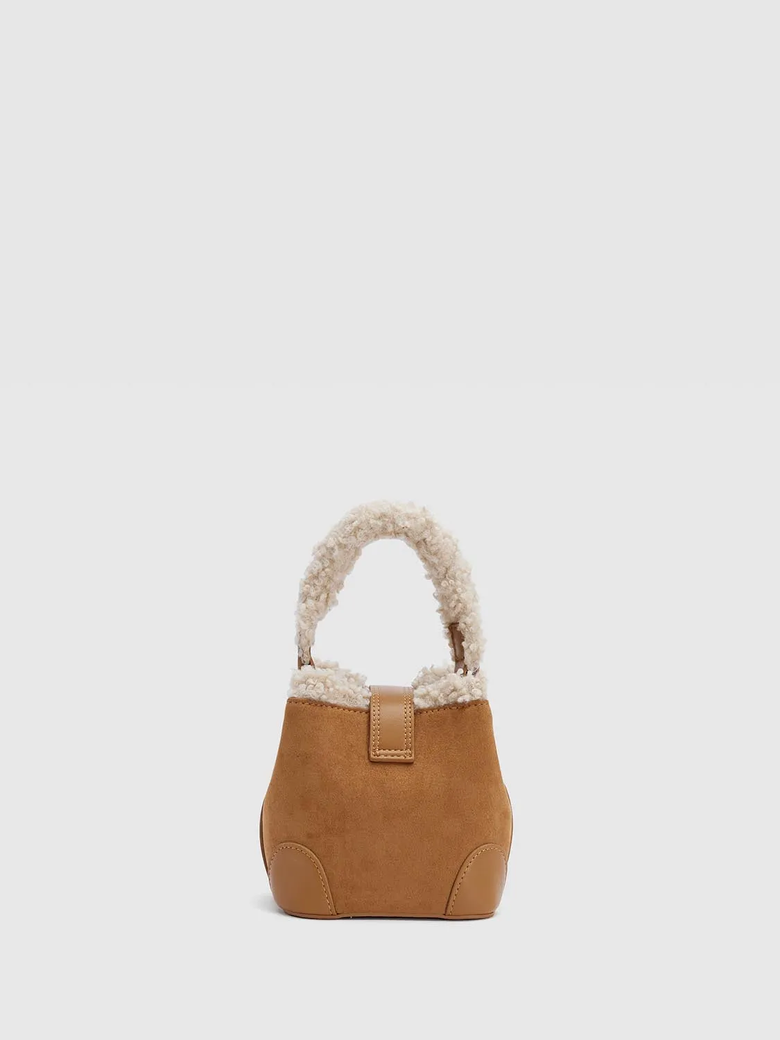 Fleece Trim Mini Bucket Bags sold by Urban Revivo product image thumbnail 2