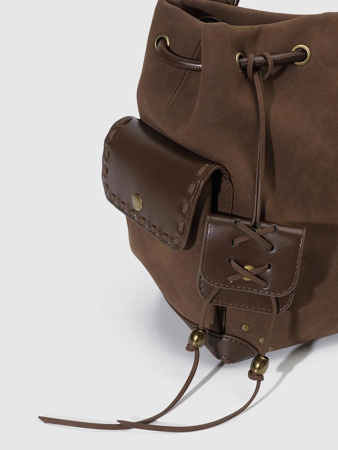 Drawstring Mini Backpacks sold by Urban Revivo product image thumbnail 4
