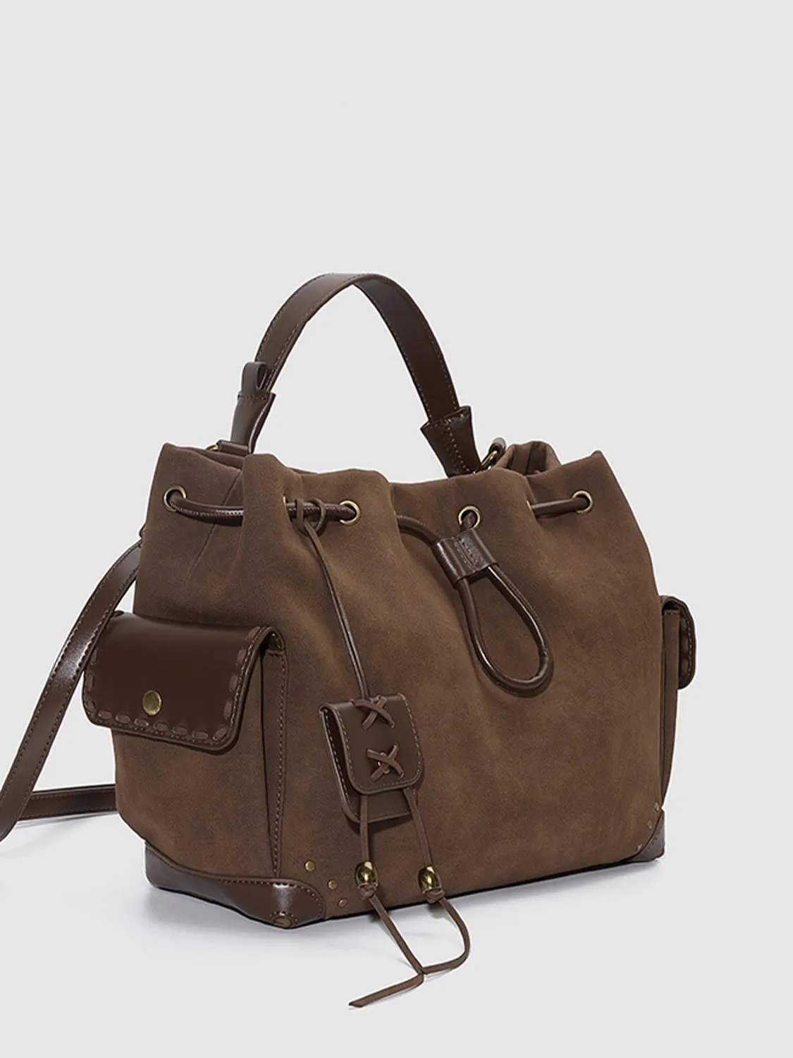 Drawstring Mini Backpacks sold by Urban Revivo product image thumbnail 3