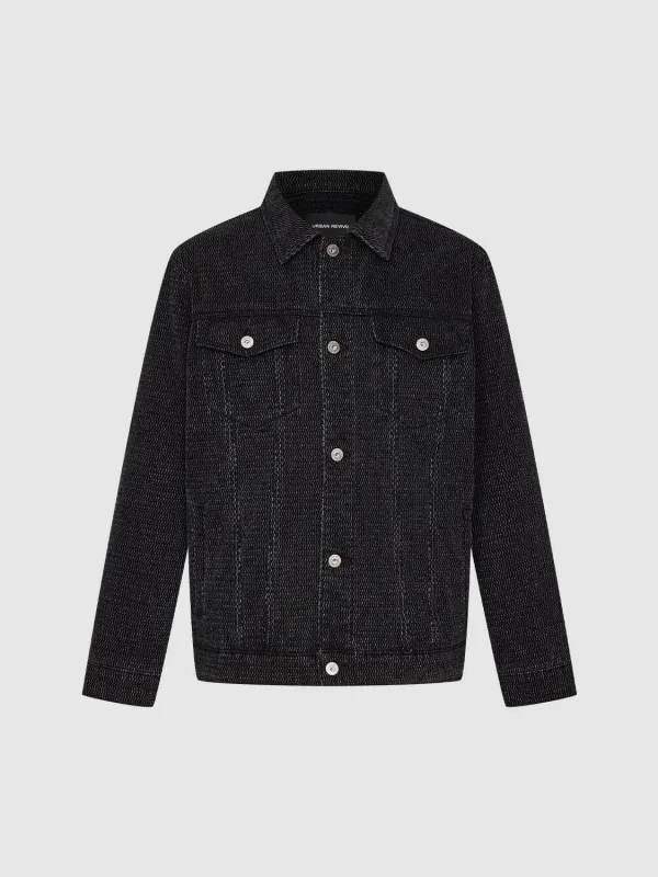Flap Pockets Denim Trucker Jackets sold by Urban Revivo