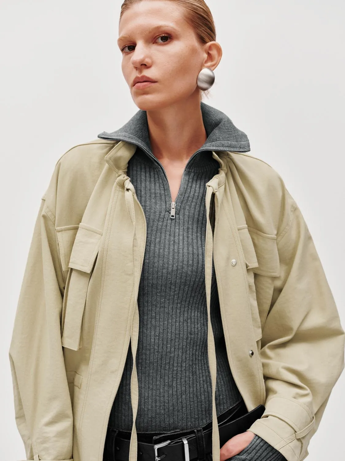 Flap Pockets Trench Coats sold by Urban Revivo product image thumbnail 3