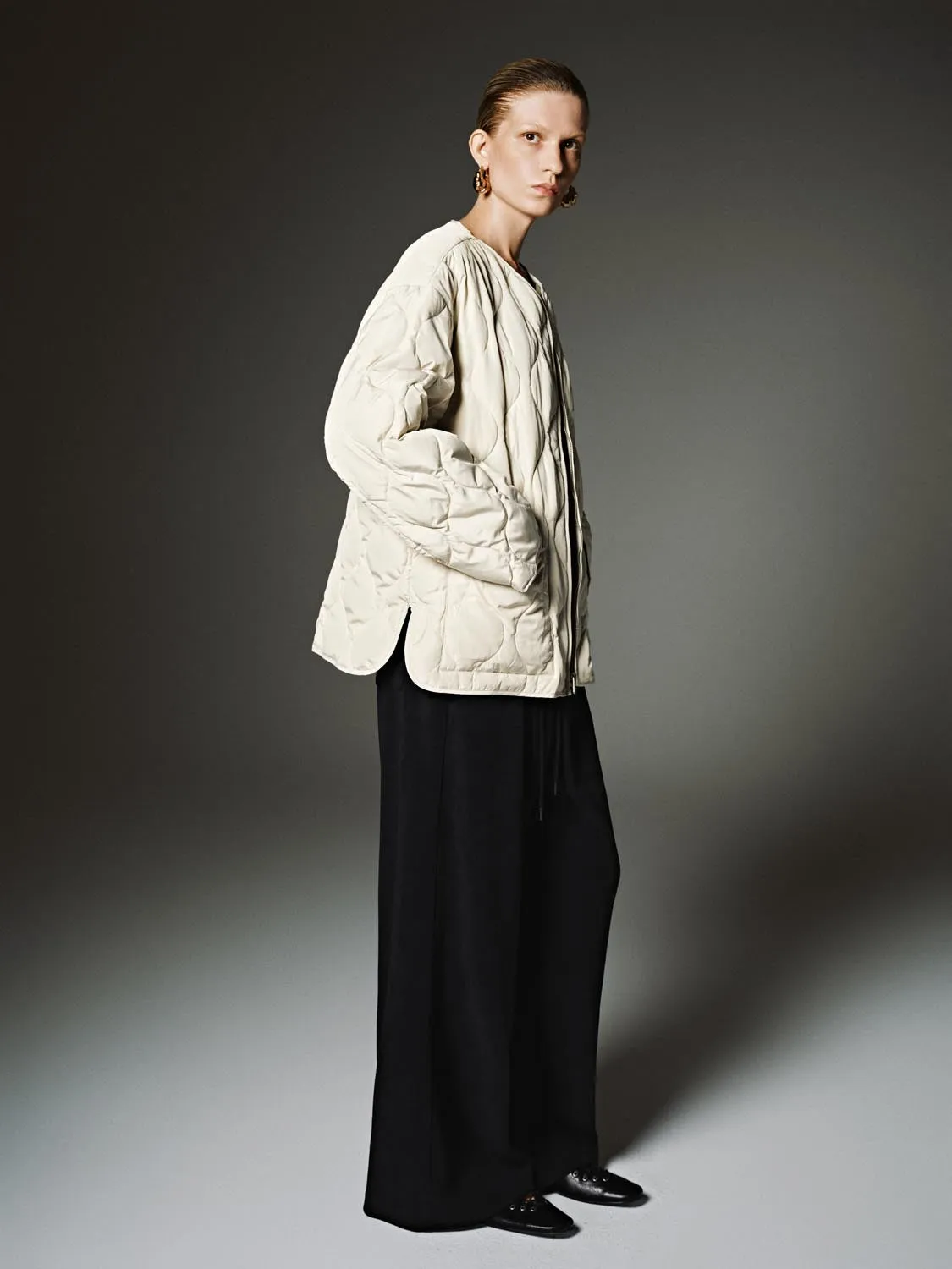 Patch Pocket Quilted Puffer Jackets sold by Urban Revivo product image thumbnail 5