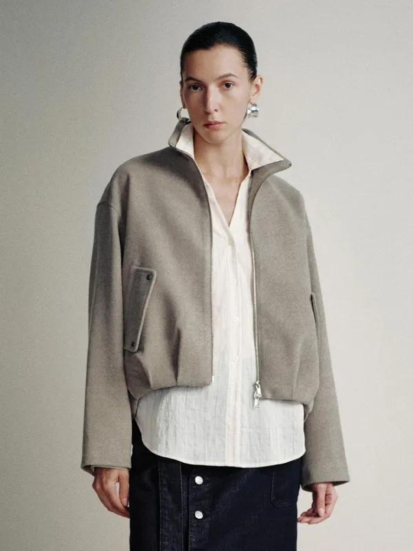 Funnel Neck Thick Jackets sold by Urban Revivo