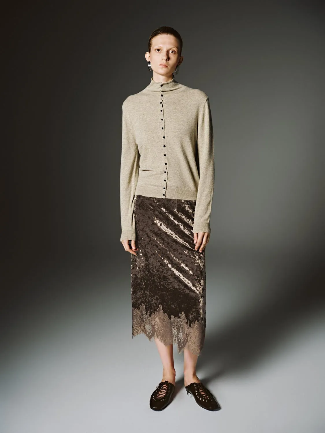 Stand Collar Knitted Cardigans sold by Urban Revivo product image thumbnail 4