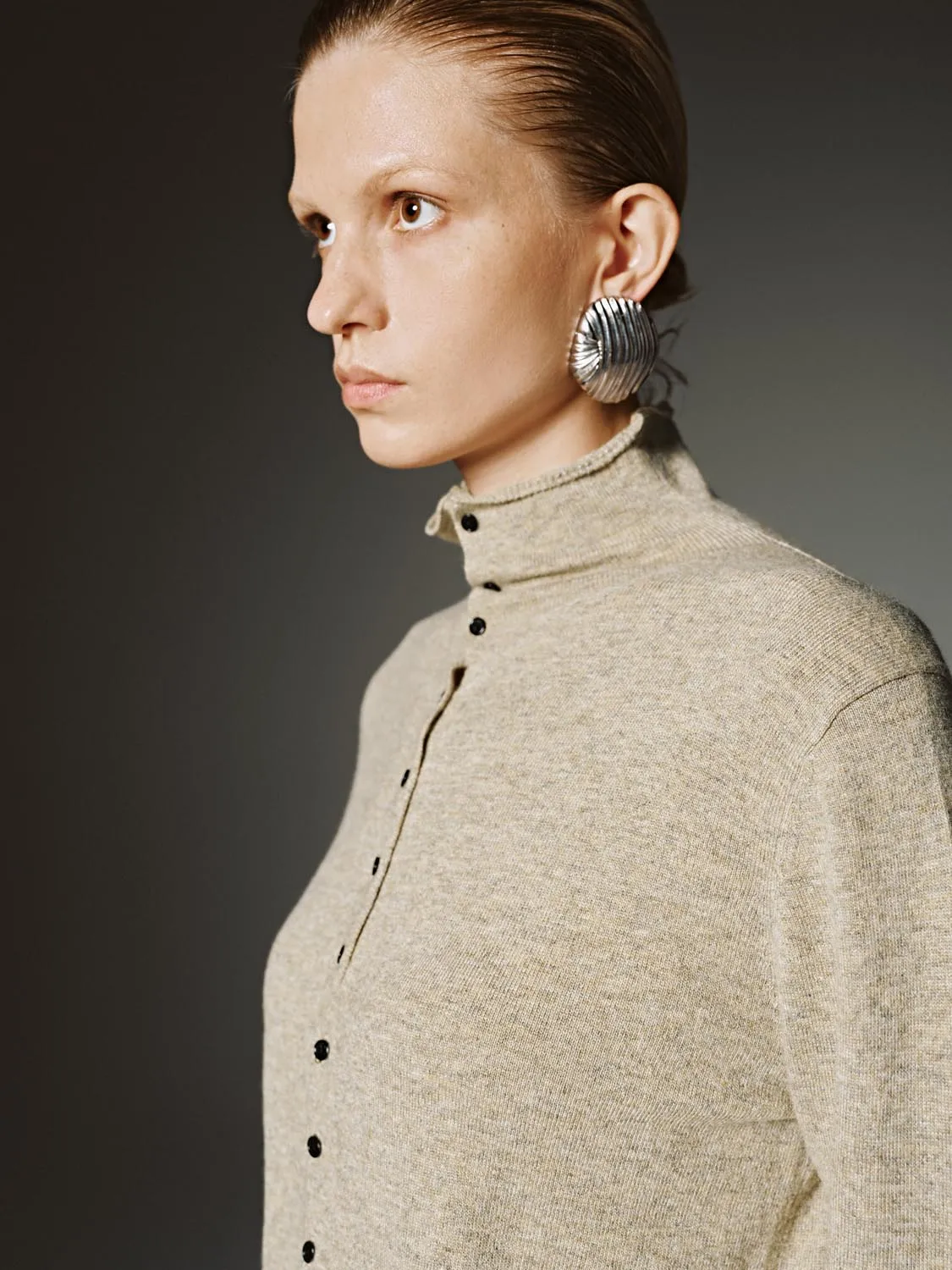 Stand Collar Knitted Cardigans sold by Urban Revivo product image thumbnail 3