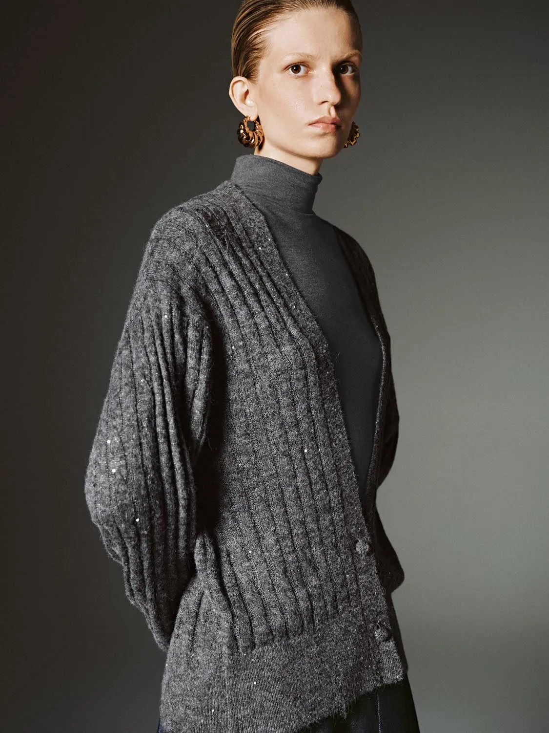 V-Neck Knitted Cardigans sold by Urban Revivo product image thumbnail 2