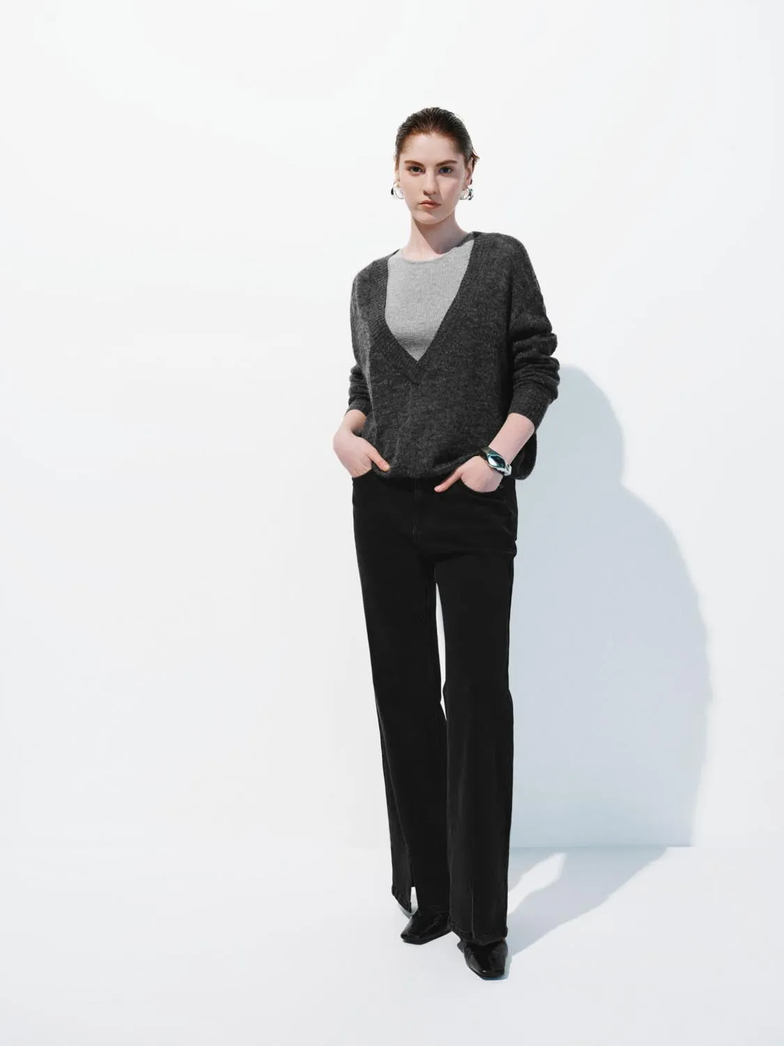 2 In 1 Long Sleeve T-Shirts sold by Urban Revivo product image thumbnail 4