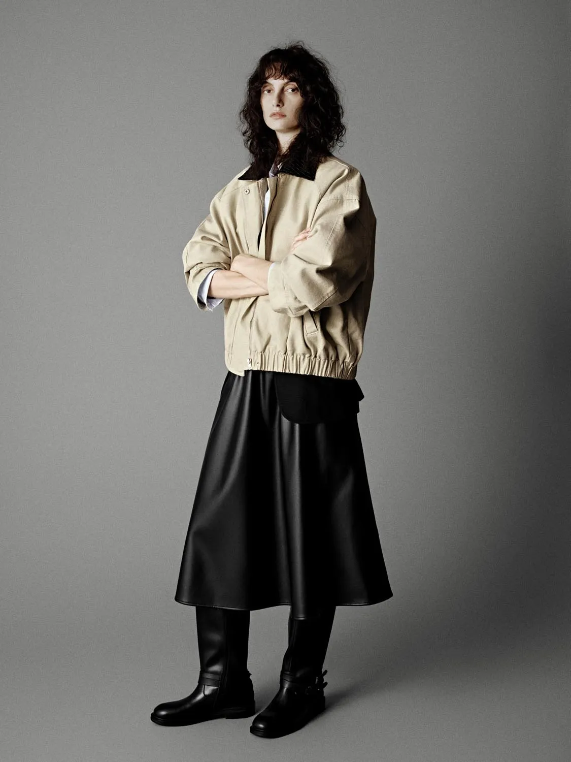 Contrast Collar Denim Bomber Jackets sold by Urban Revivo product image thumbnail 4