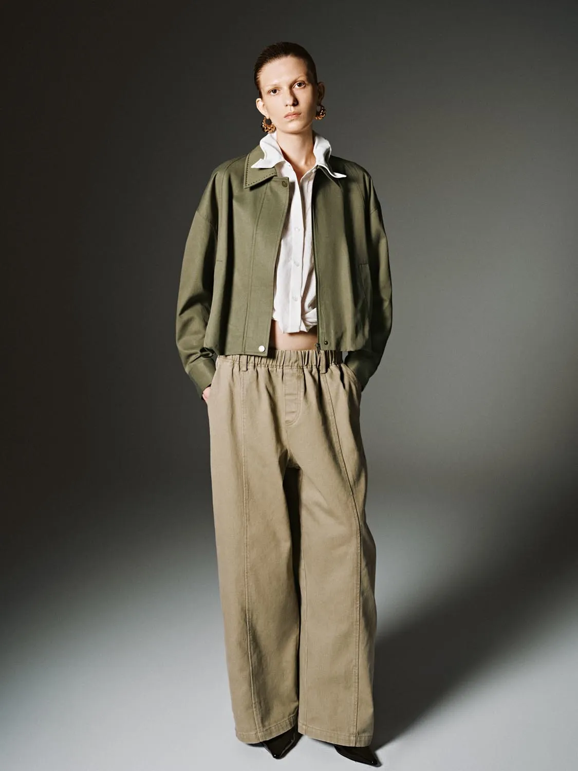 Stud Detail Loose Fit Jackets sold by Urban Revivo product image thumbnail 4