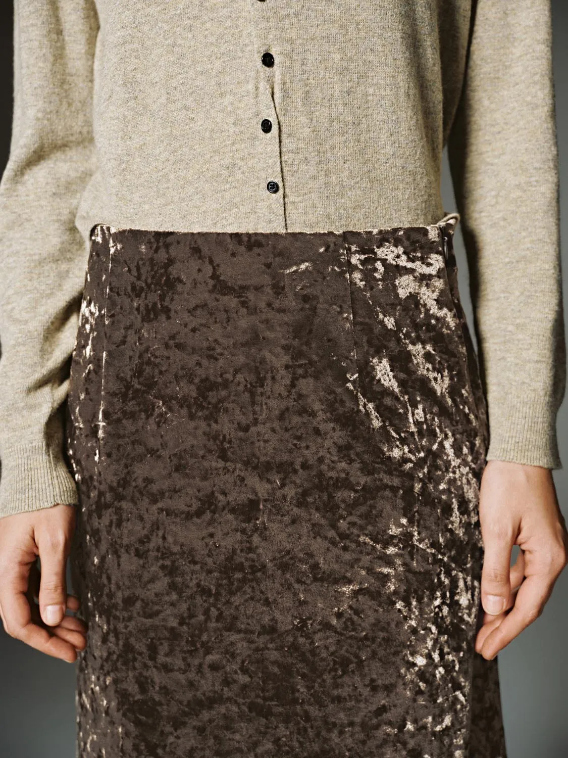 Lace Hem Straight Midi Skirts sold by Urban Revivo product image thumbnail 5