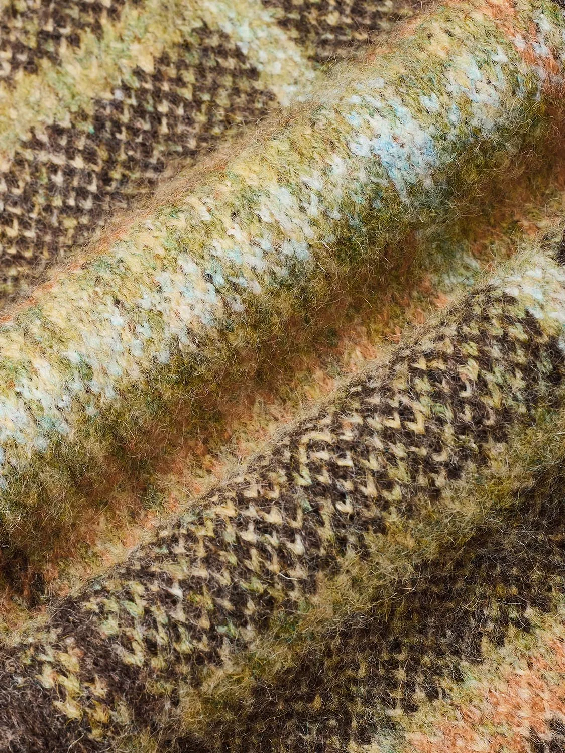 V-Neck Check Knitted Cardigans sold by Urban Revivo product image thumbnail 3