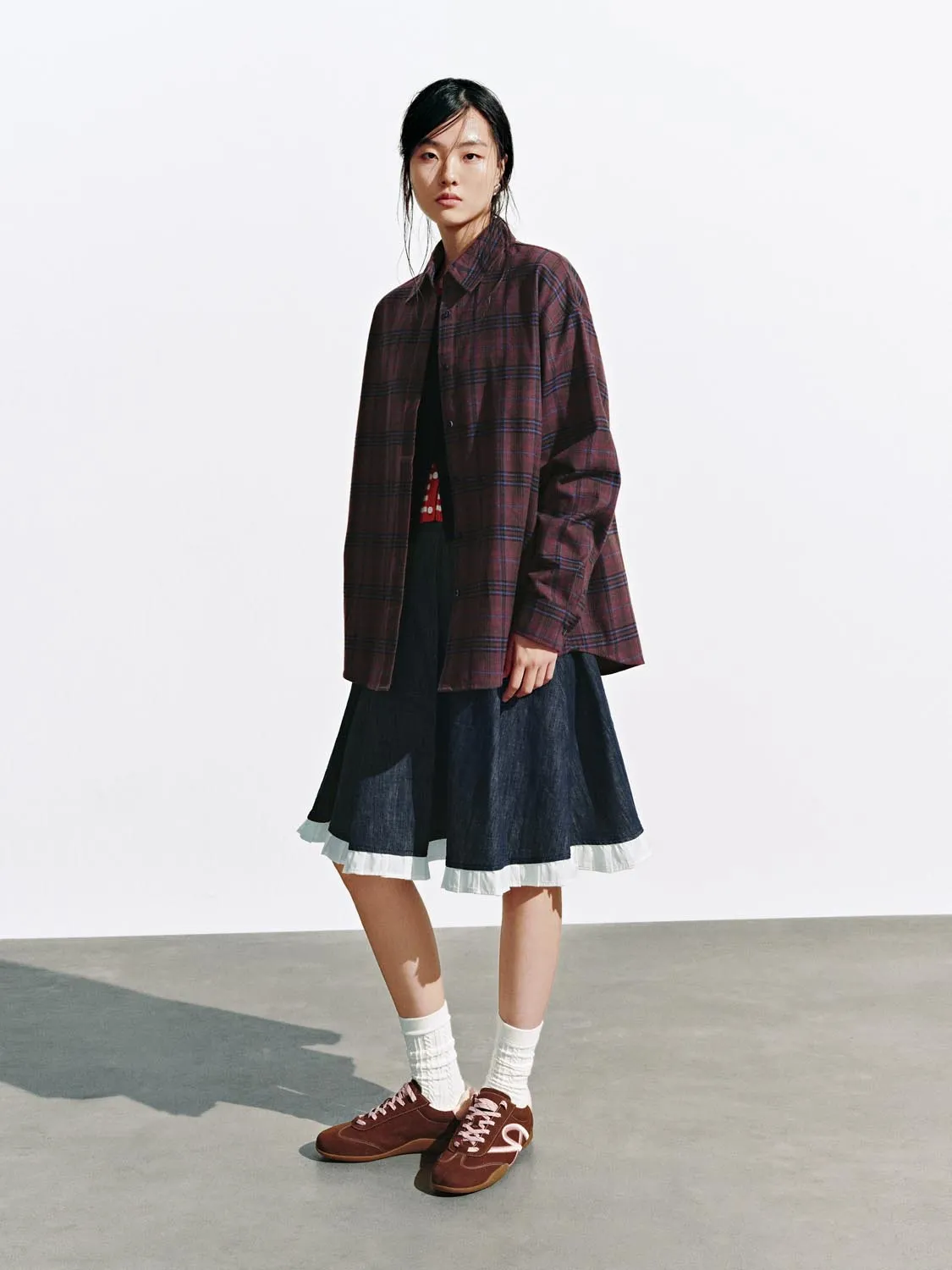 Check Contrast Trim Shirts sold by Urban Revivo product image thumbnail 5