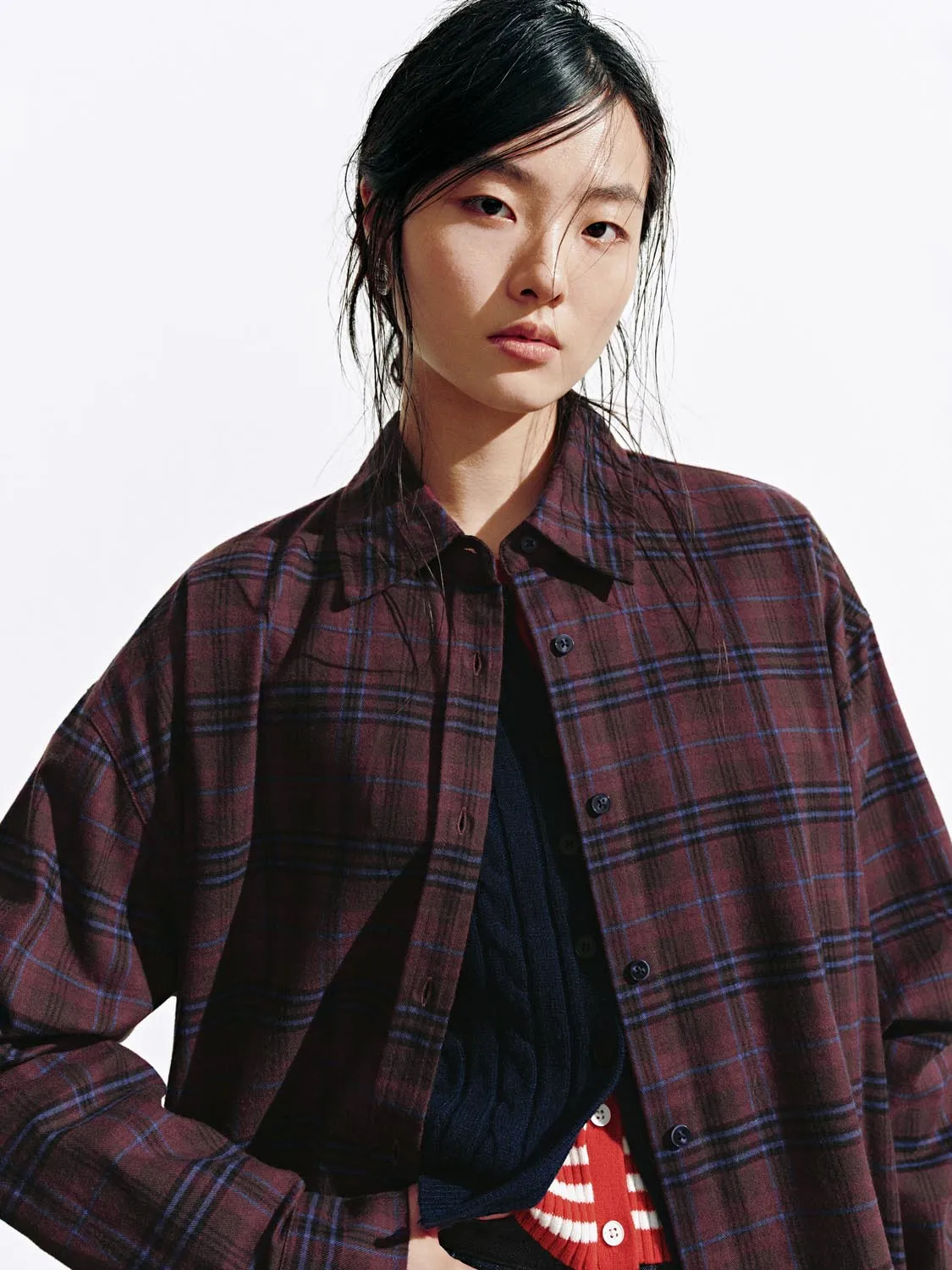 Check Contrast Trim Shirts sold by Urban Revivo product image thumbnail 3