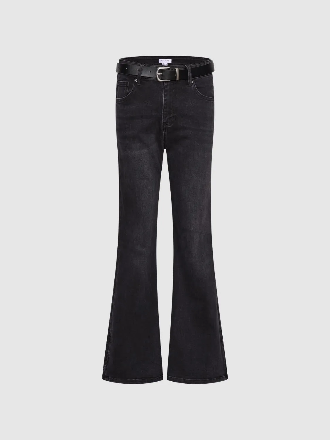 Belted Flare Leg Jeans sold by Urban Revivo product image thumbnail 2