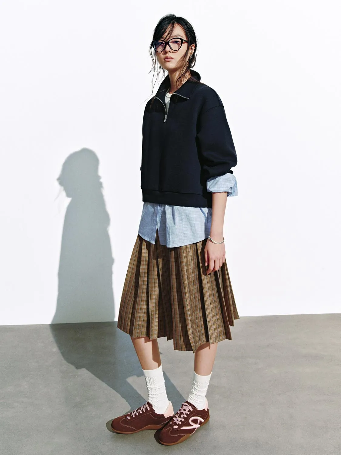 2 In 1 Half Zip Sweatshirts sold by Urban Revivo product image thumbnail 4