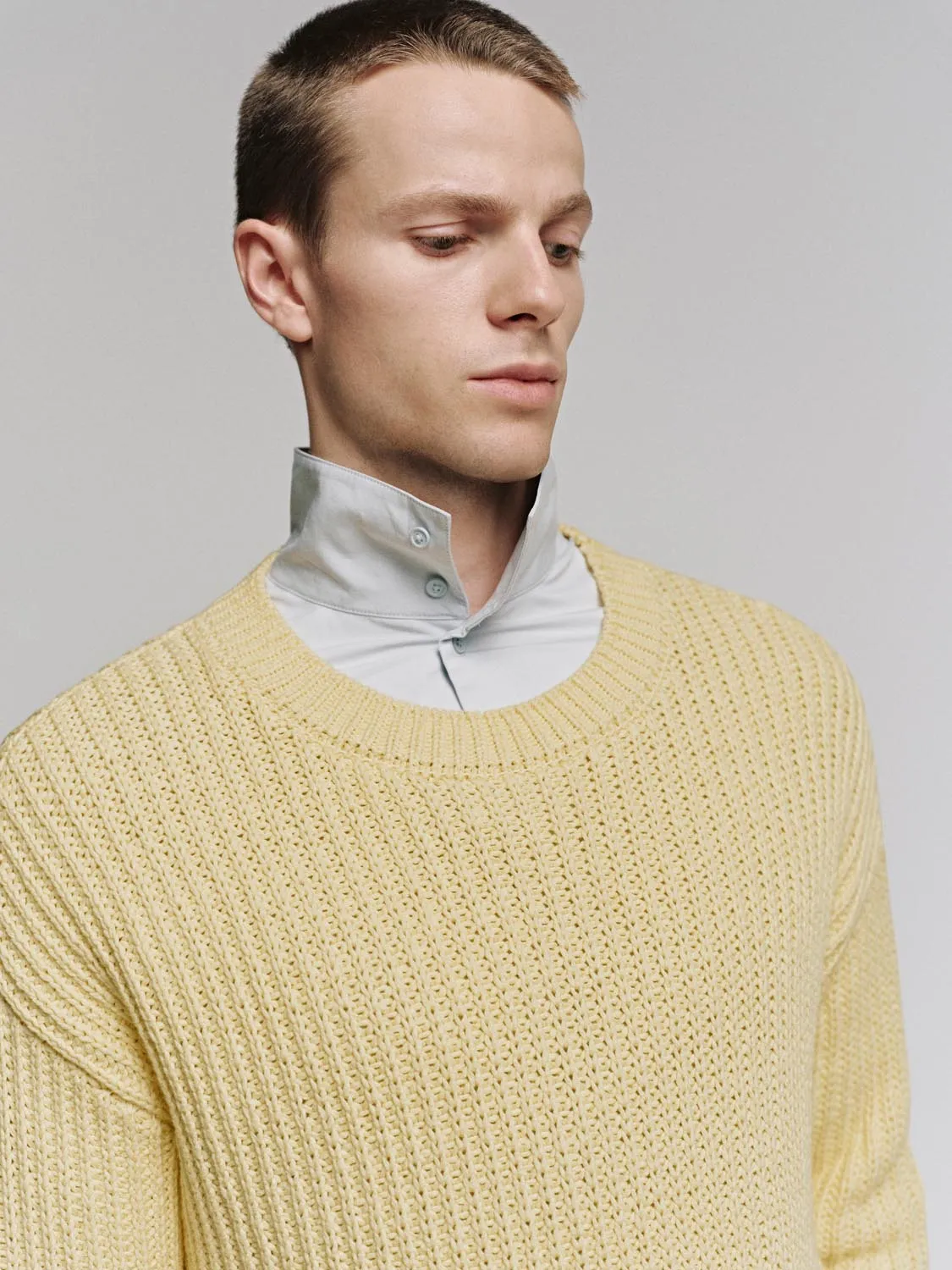 Long Sleeve Knitted T-Shirts sold by Urban Revivo product image thumbnail 3