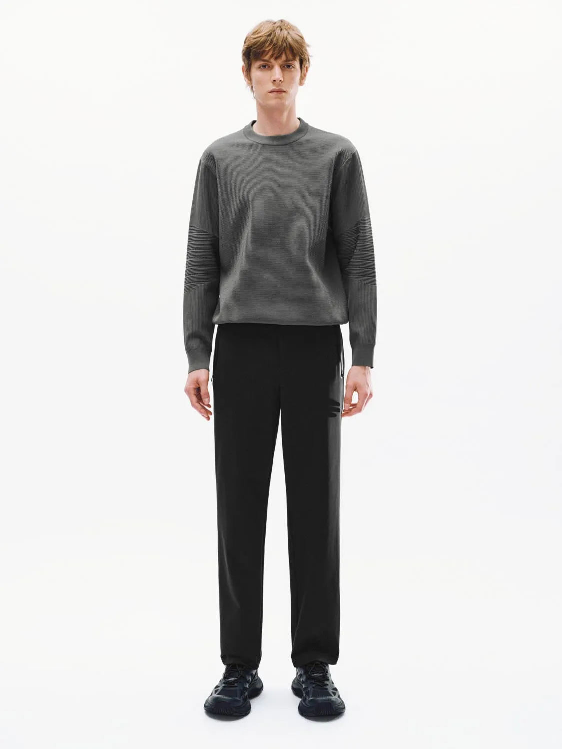 Long Sleeve Knitted T-Shirts sold by Urban Revivo product image thumbnail 4