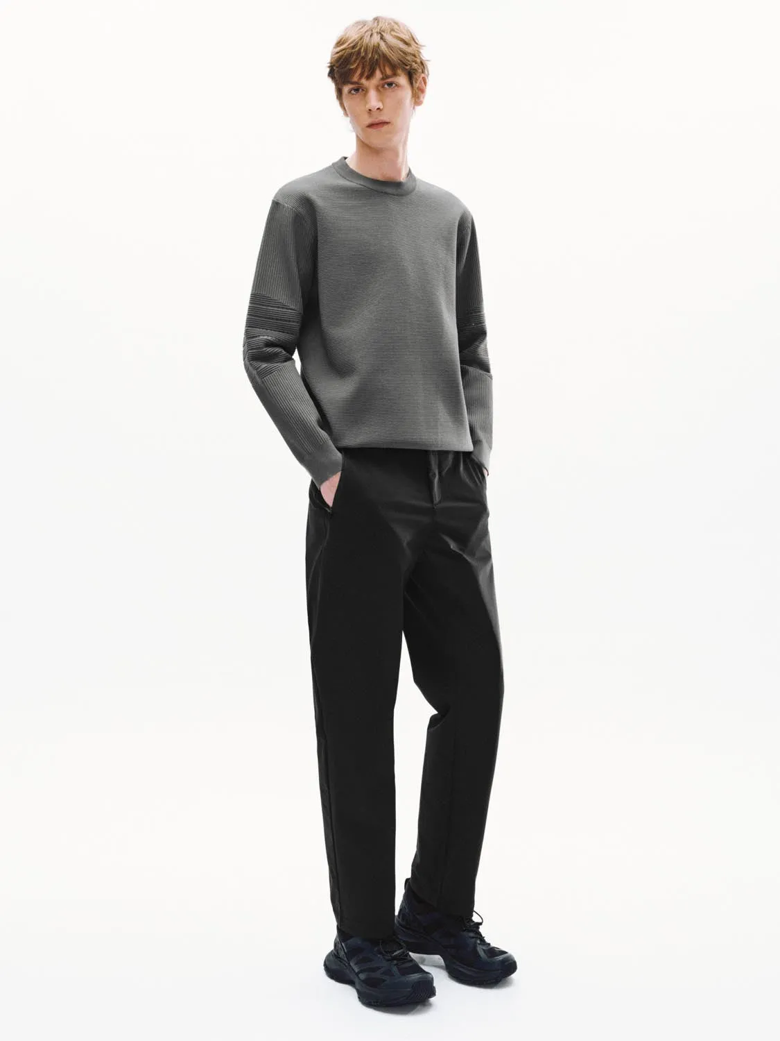 Long Sleeve Knitted T-Shirts sold by Urban Revivo product image thumbnail 5