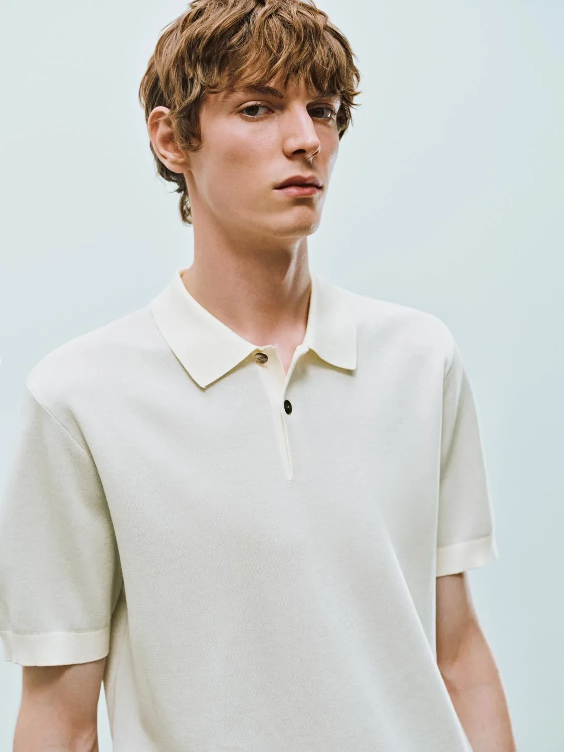 Short Sleeve Knitted T-Shirts sold by Urban Revivo product image thumbnail 3