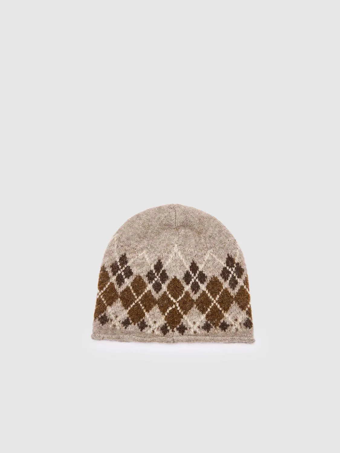 Knitted Argyle Skull Beanie sold by Urban Revivo product image thumbnail 2