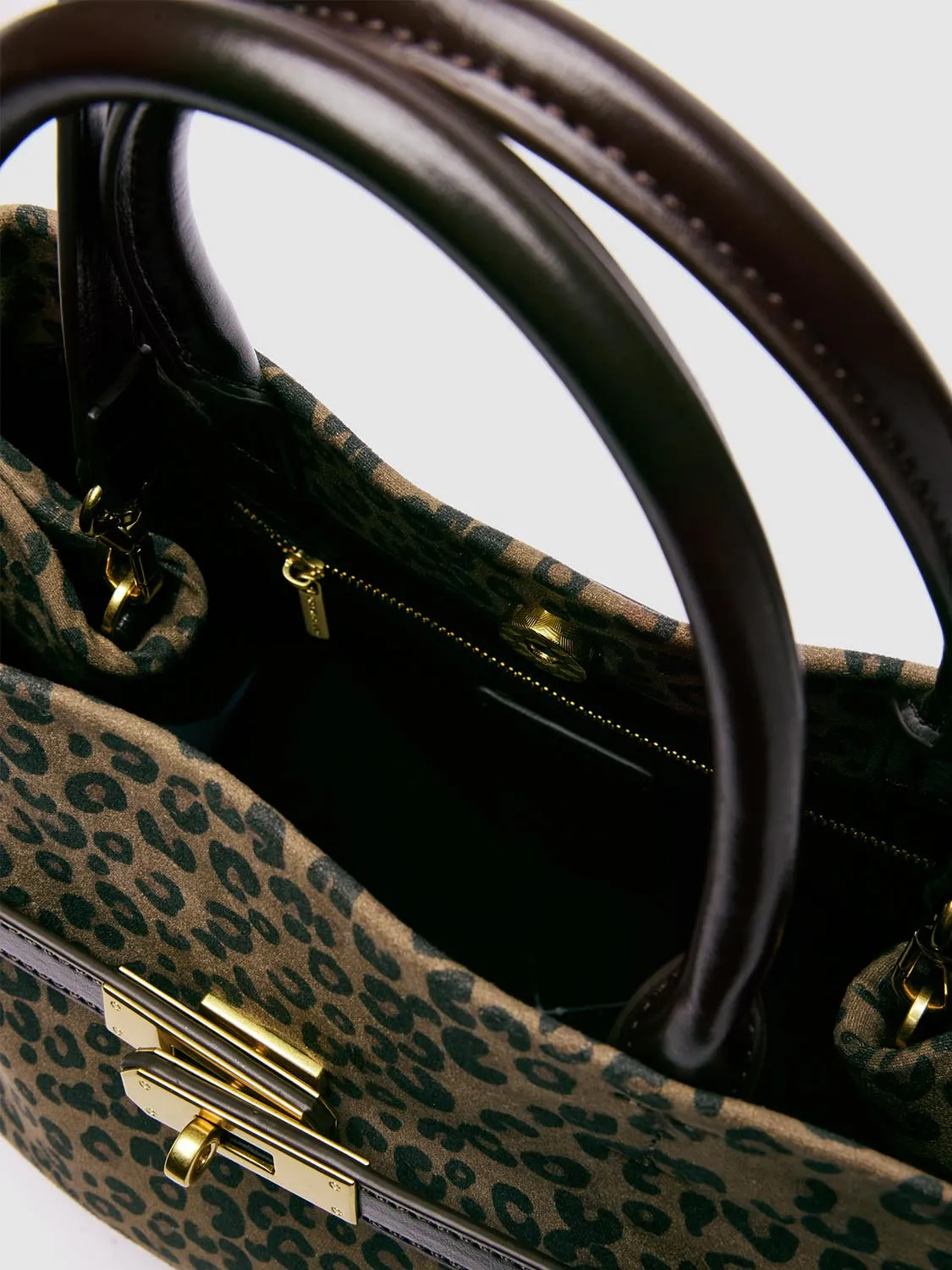 Leopard Print Handle Shoulder Bags sold by Urban Revivo product image thumbnail 4
