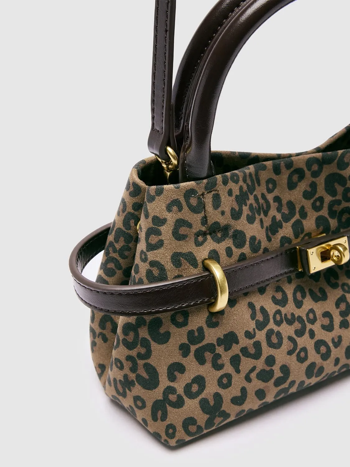 Leopard Print Mini Shoulder Grab Bags sold by Urban Revivo product image thumbnail 5