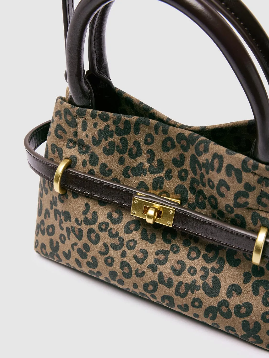 Leopard Print Mini Shoulder Grab Bags sold by Urban Revivo product image thumbnail 4