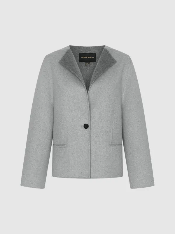 Short Tailored Wool Blend Jackets sold by Urban Revivo