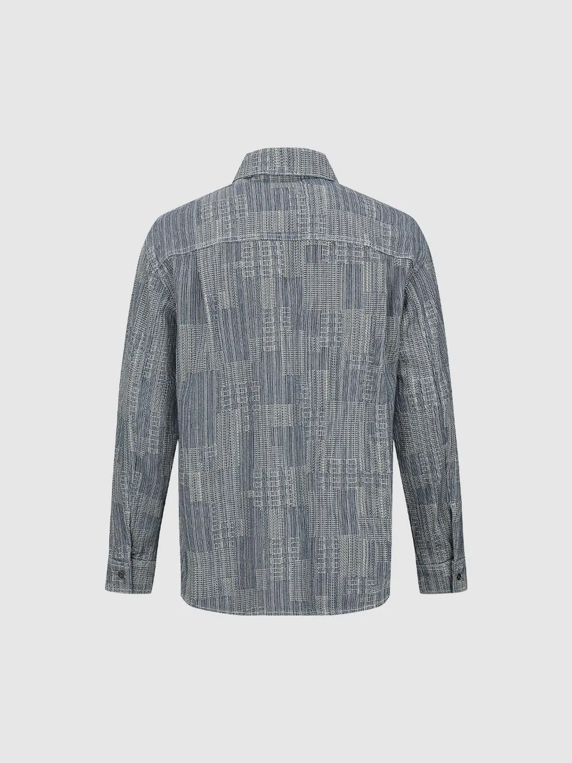 Patch Pocket Striped Denim Shirts sold by Urban Revivo product image thumbnail 2