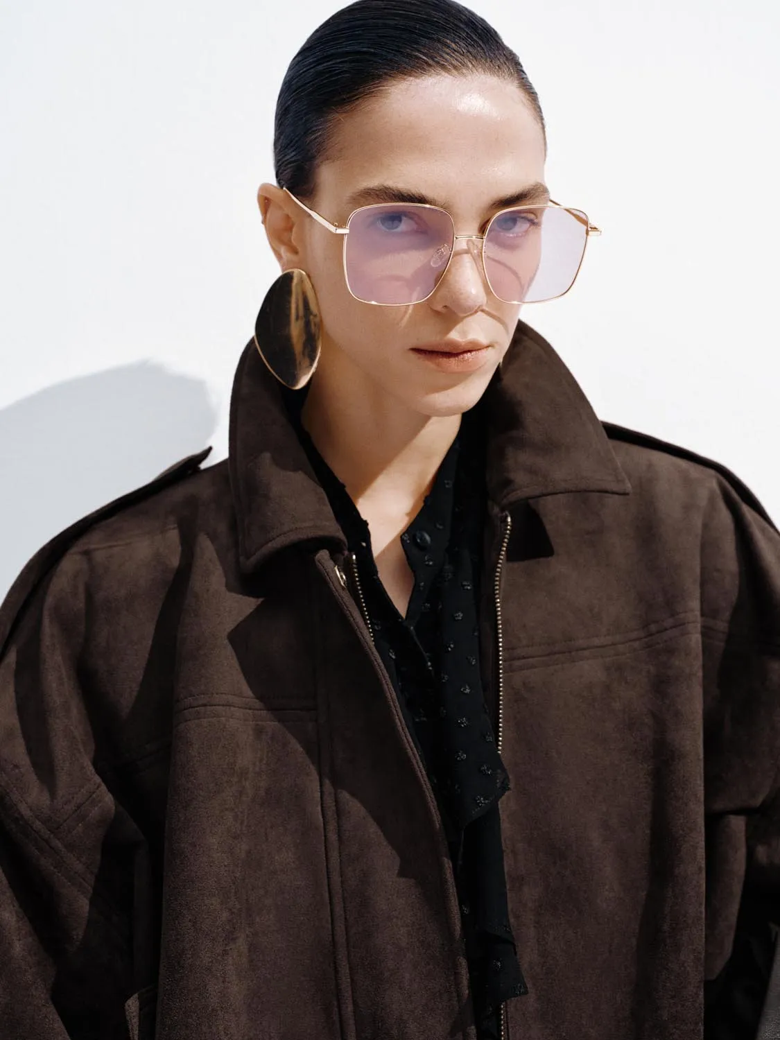 Oversized Bomber Jackets sold by Urban Revivo product image thumbnail 3