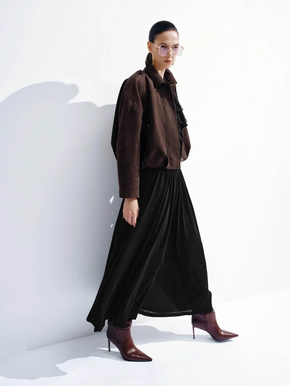 Oversized Bomber Jackets sold by Urban Revivo product image thumbnail 4