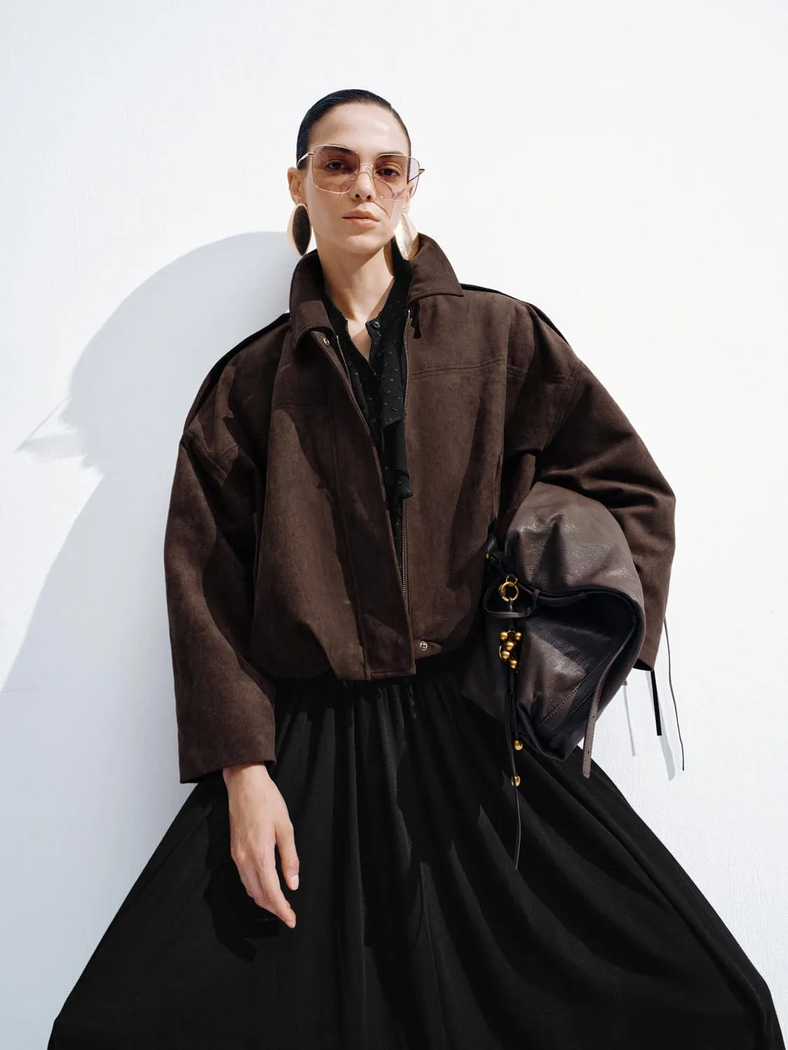 Oversized Bomber Jackets sold by Urban Revivo product image thumbnail 5