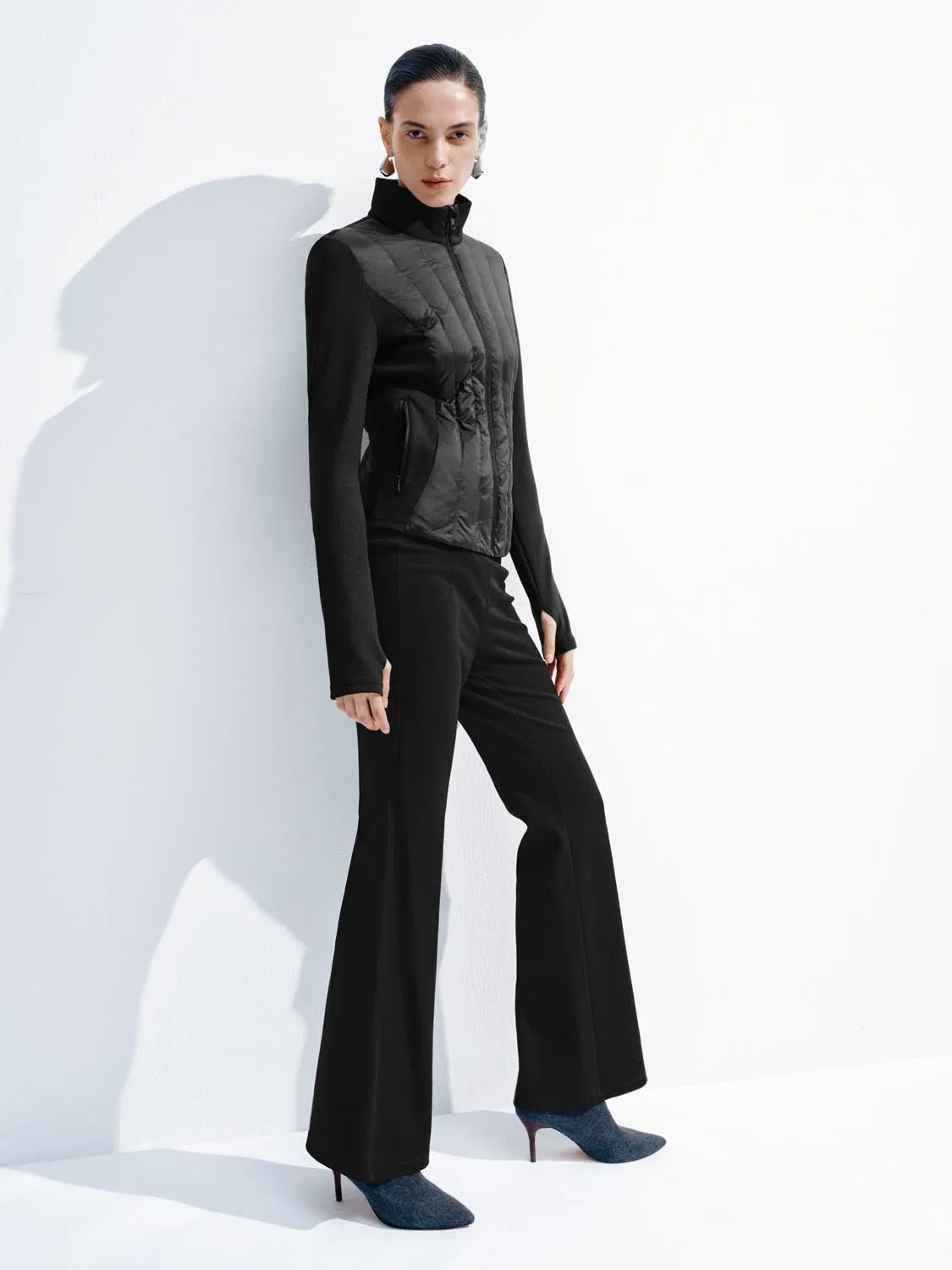 Cinched Waist Skinny Quilted Jackets sold by Urban Revivo product image thumbnail 5