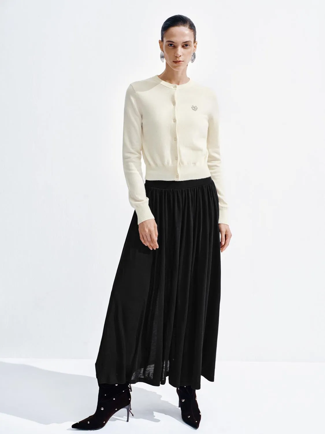 Crew Neck Knitted Cardigans sold by Urban Revivo product image thumbnail 4