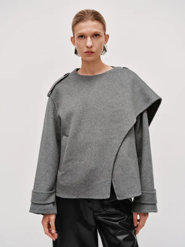 Oversize Draped Wrap Jackets sold by Urban Revivo