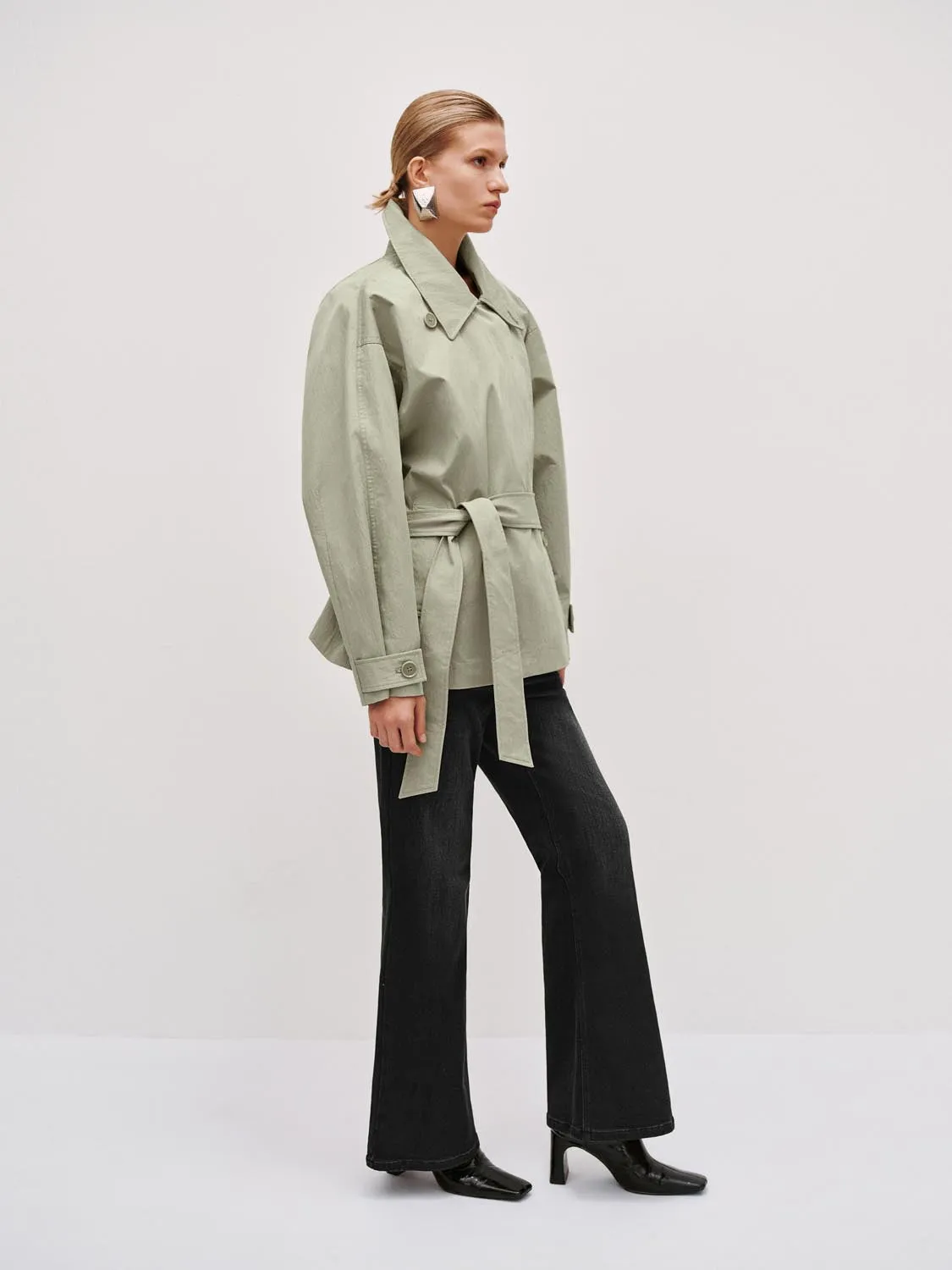 Belted Short Trench Coats sold by Urban Revivo product image thumbnail 5