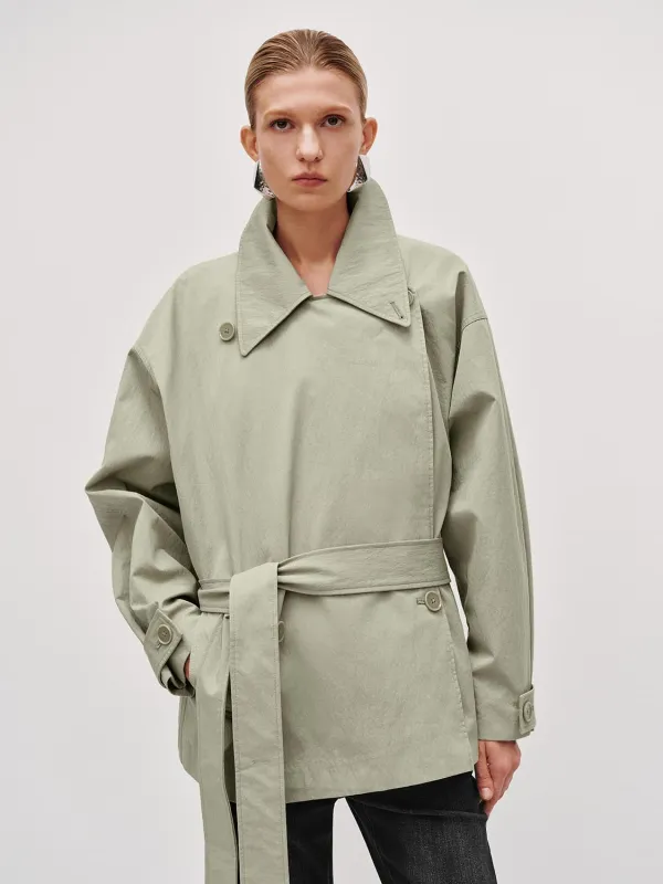 Belted Short Trench Coats sold by Urban Revivo