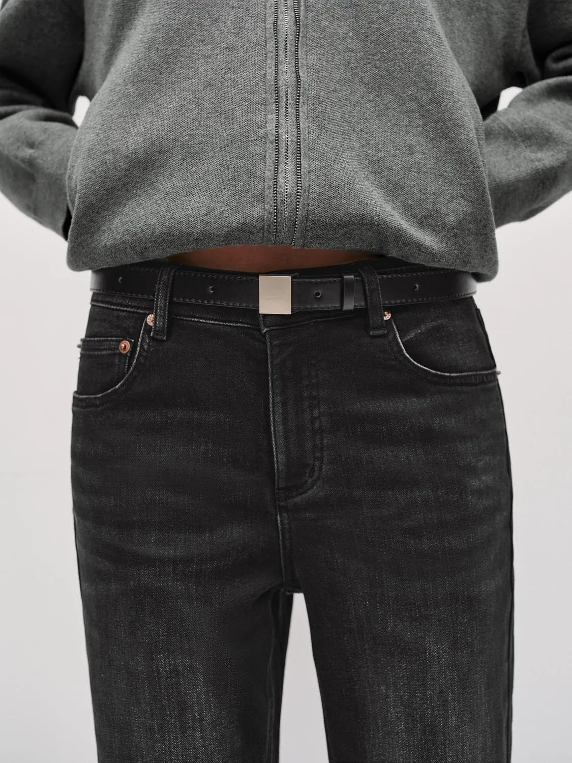 Belted Flare Leg Jeans sold by Urban Revivo product image thumbnail 5