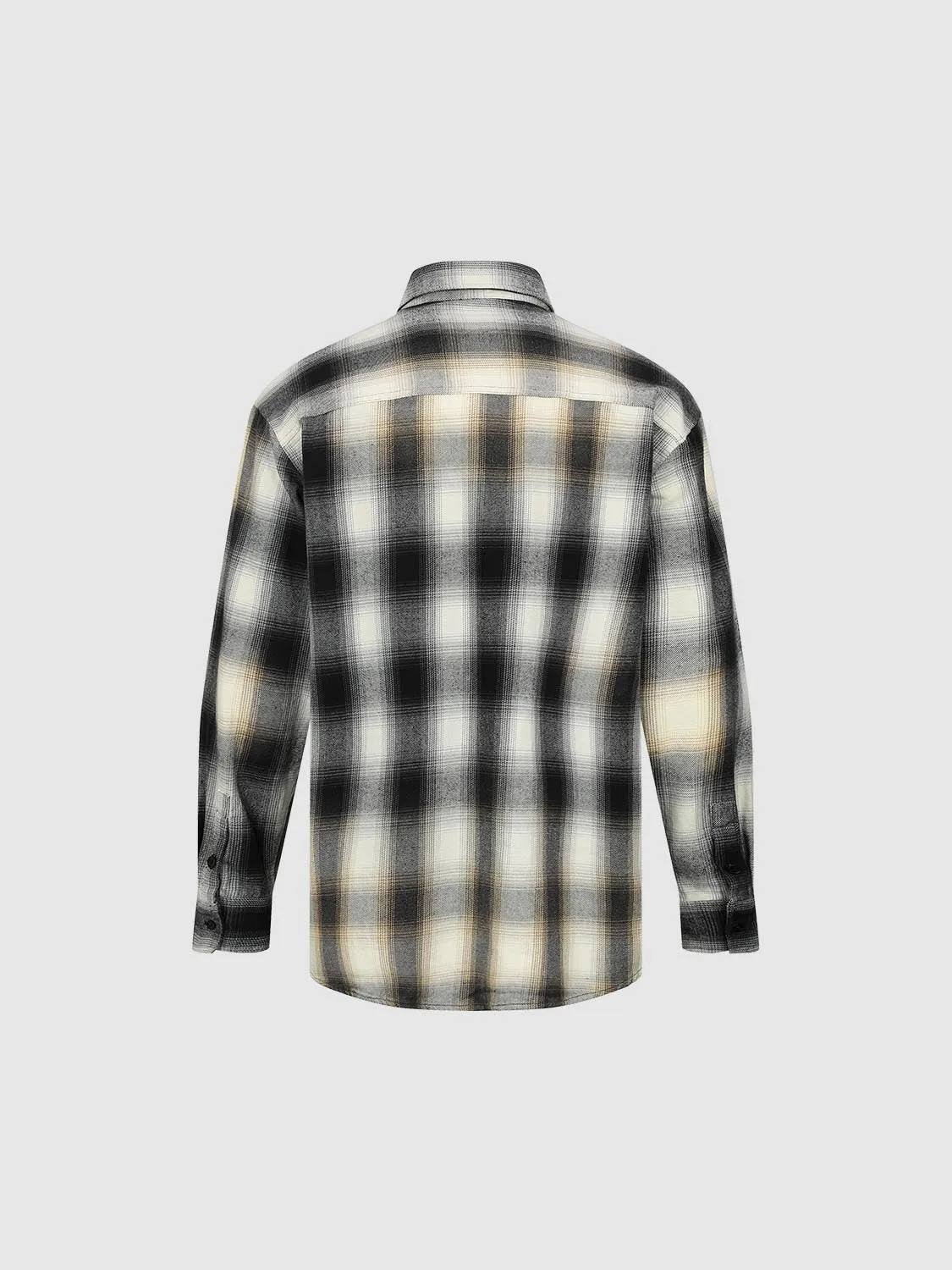 Loose Fit Ripped Check Shirts sold by Urban Revivo product image thumbnail 2