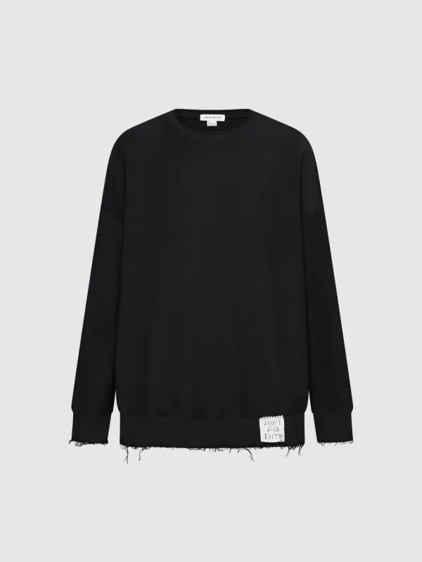 Loose Raw Hem Sweatshirts sold by Urban Revivo