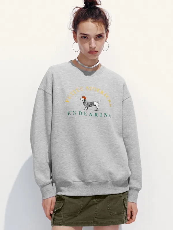 Crew Neck Graphic Sweatshirts sold by Urban Revivo