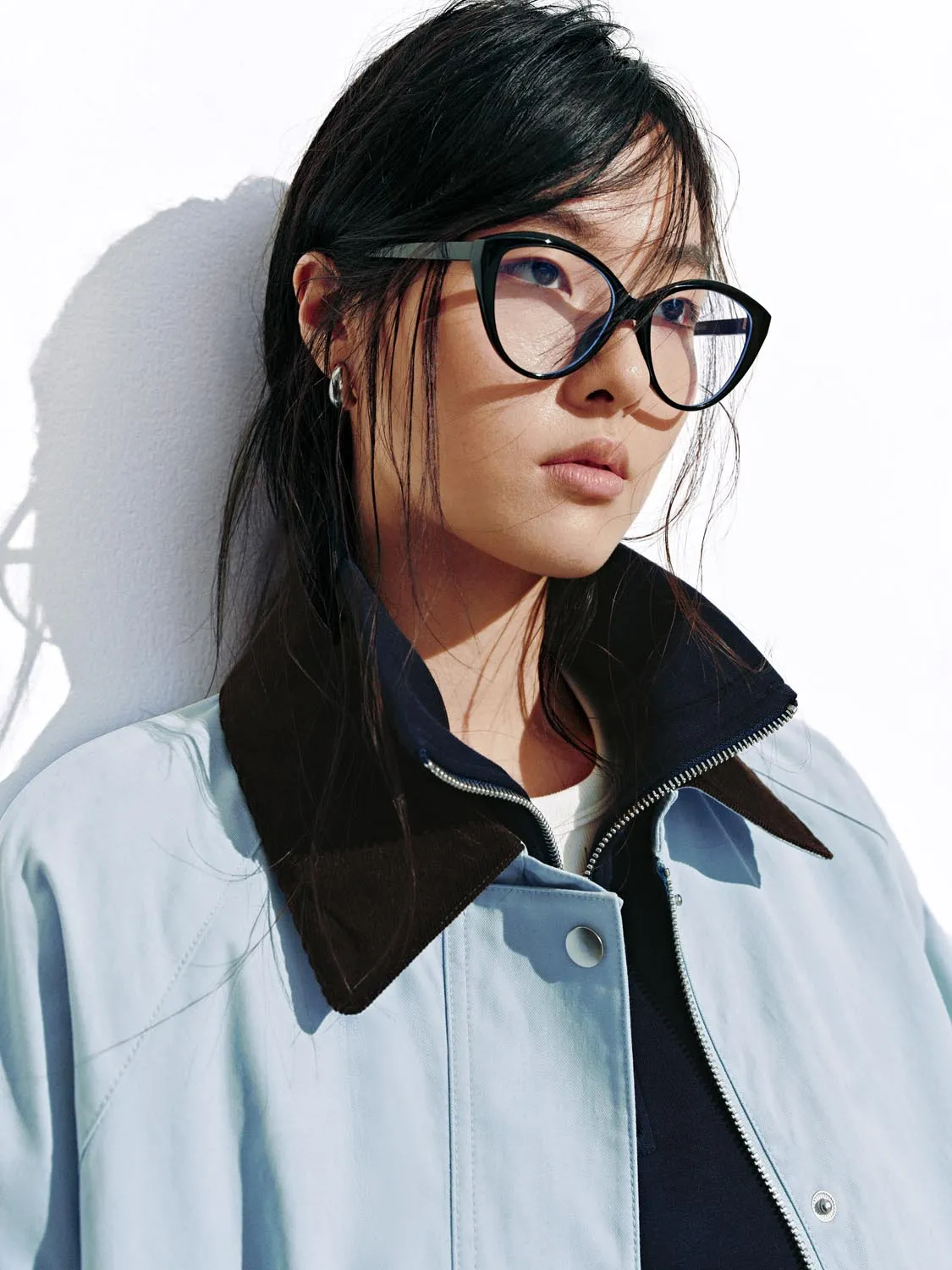 Contrast Trim Oversize Jackets sold by Urban Revivo product image thumbnail 3