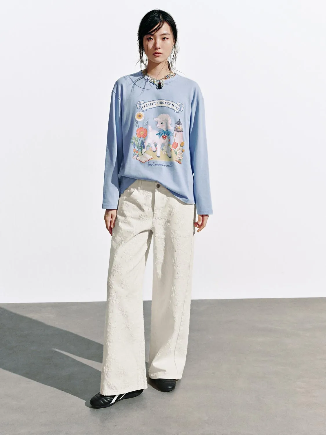 Graphic Long Sleeve T-Shirts sold by Urban Revivo product image thumbnail 4